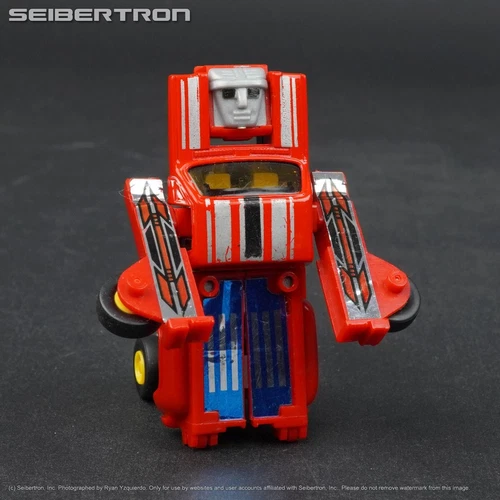 Moto Bot RANGER Red Pickup Truck vtg 1980s Transforming Robot MC Toy Intex