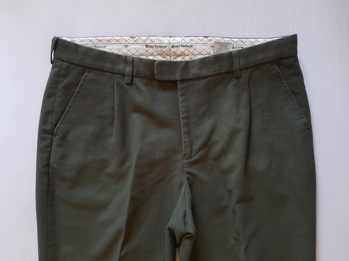 BARBOUR MOLESKIN BREEKS 38" Olive Green Hunting Shooting Knee Length Trousers - Picture 5 of 18