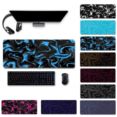 Extra Großes Schwarzes Rutschfestes Gaming-Mauspad 80 X 30 Cm Für Pc Laptop > - Bild 3 von 26