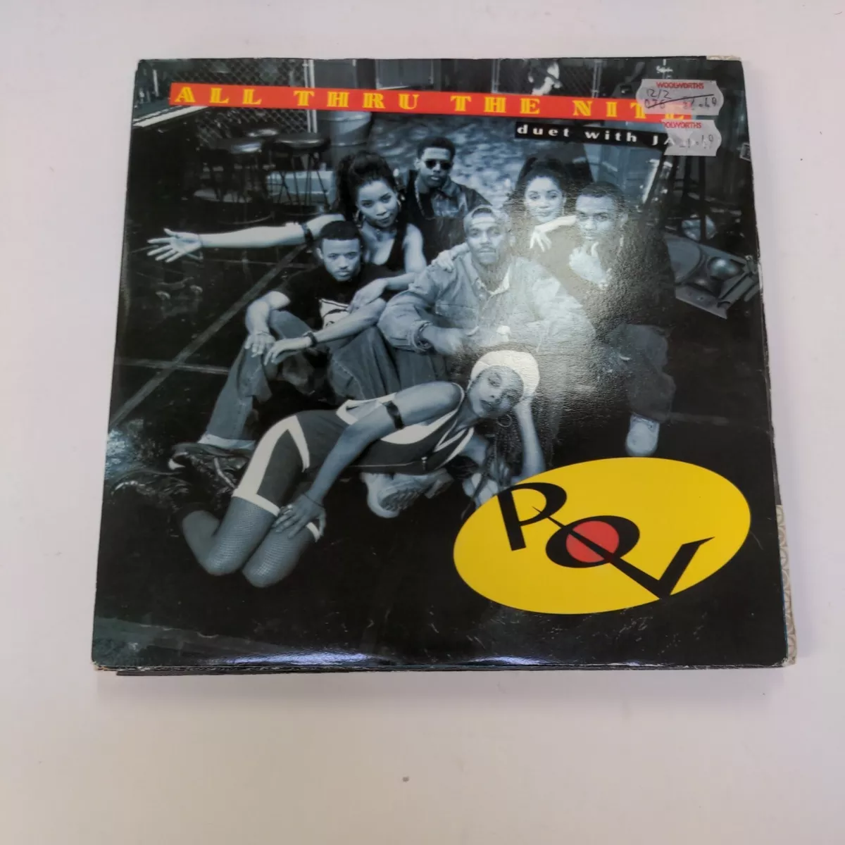 45 Record POV duet w/Jade All Thru The Nite/Anutha Luv w/Pic.Sleeve UK Import VG