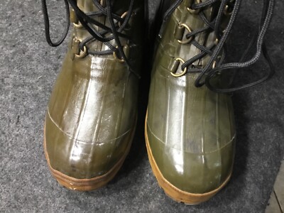 Hodgman Insulated A-87 Snow Work Farm Hunt Boots Sz 8 Steel Shank VTg 13972