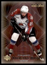 1999-00 Upper Deck Black Diamond Might Peter Forsberg Colorado Avalanche #DM1