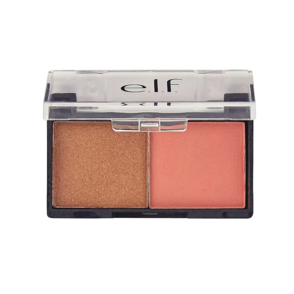 e.l.f. Best Friend Eyeshadow Duo – Peach Squad Matte & Shimmer Shades - Image 2 of 2