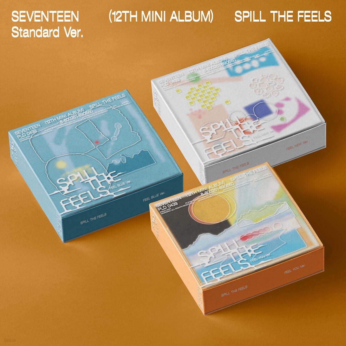 SEVENTEEN ブックカード SEVENTEEN 12th Mini Album SPILL THE FEELS FEEL NEW Ver. CD+Book+
