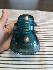 VTG Hemingray 42 Insulator Blue Glass Made in USA