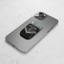 Tesla pattern Phone Click-On Grip