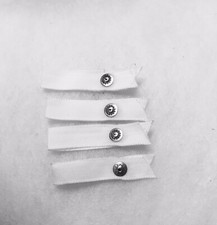 4 good strap holder white for e.g. bra shirt strap strap holder