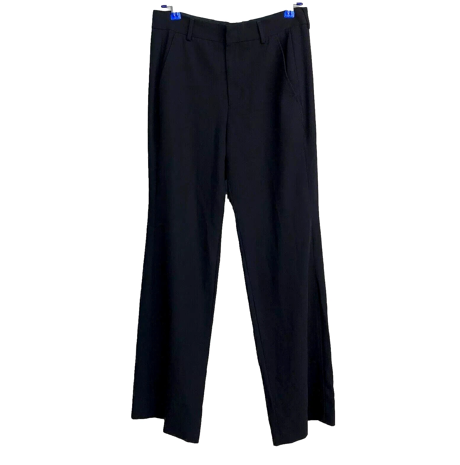 Pantalon femme GUCCI Tom Ford '99 jambe droite laine noire vintage piste taille 44