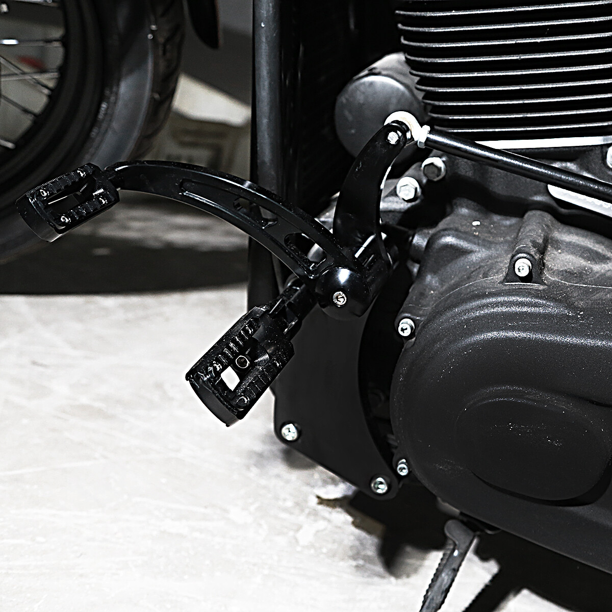 All Black Forward Control Kits For Harley Softail 2018-2023