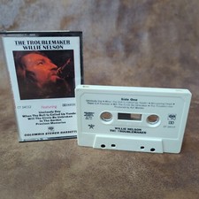Willie Nelson The Troublemaker Cassette Tape 1976 Columbia Outlaw Country