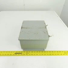 12" x 10" x 6" Steel Electrical Enclosure W/Backplate & Hinged Door