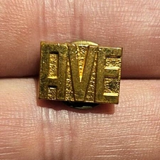 Vintage AVE Metal Pinback Its better than being in the street