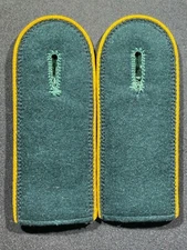 WW2 WWII German Military Army Heer Cavalry EM Shoulder Boards - Austrian Made
