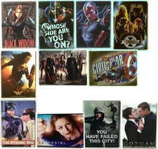 Superhero Movie & TV Fridge Magnet Collection - 3.5"x2.5" — Choice of 30+ 