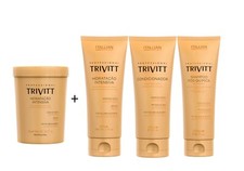 Trivitt - 4x Mask 1Kg, Shampoo 250ml, Conditioner 200ml and Leave-In cream 200g