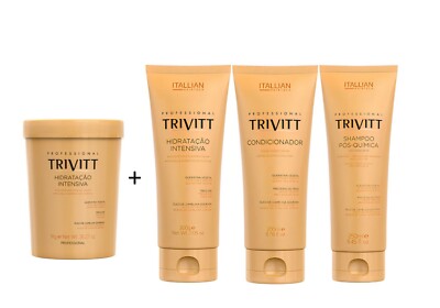 Trivitt - 4x Mask 1Kg, Shampoo 250ml, Conditioner 200ml and Leave-In cream 200g