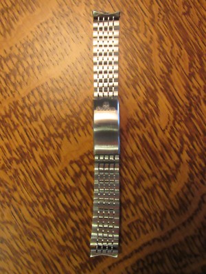 NOS BULOVA Accutron KREISLER Stainless Steel WATCH BRACELET 17mm