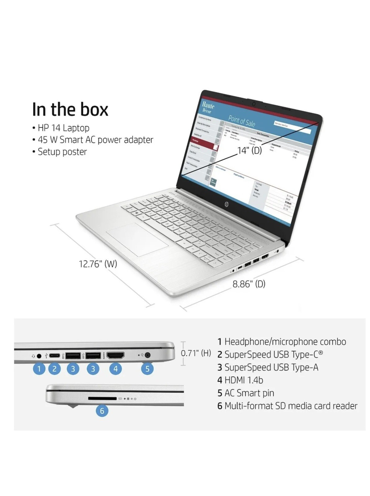 HP 14-dq2078wm 14 