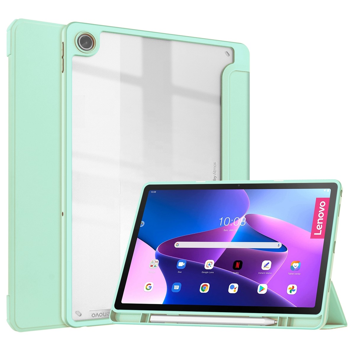 For Lenovo Tab M10 Plus 3rd Generation 10.6inch Tri-Fold Stand