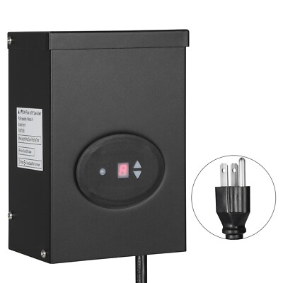 DEWENWILS Low Voltage Landscape Transformer 300W, W/ Timer and Photocell Sensor