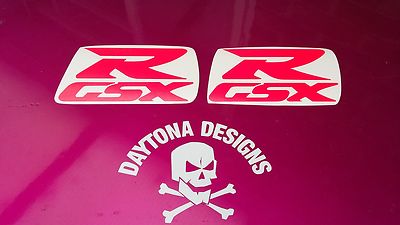 GSXR DAYGLOW ROT INDIVIDUELLES DESIGN GRAFIK AUFKLEBER STICKER VERKLEIDUNG PANEL