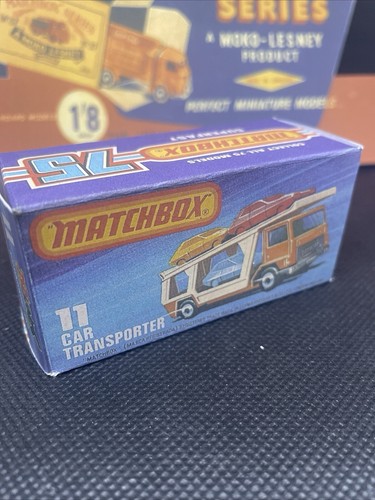 Matchbox Lesney No 11 Superfast Car Transporter Truck Repro Box NO CAR - Bild 1 von 3