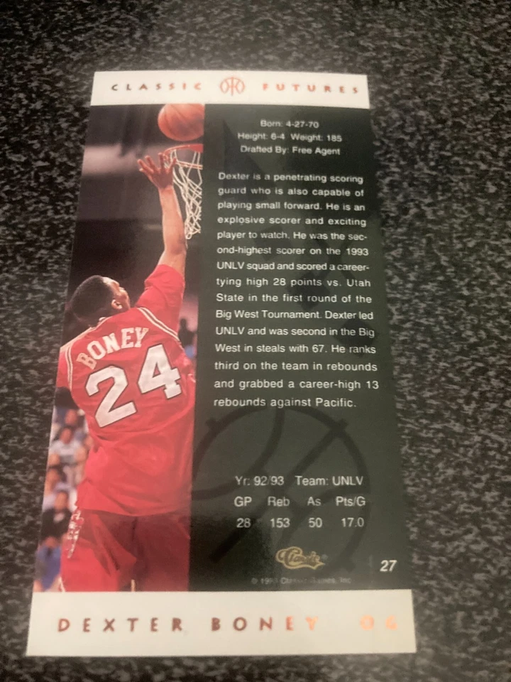 1993 CLASSIC FUTURES BASKETBALL CARDS YOU PICK - Image 4 of 4