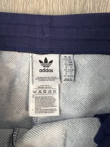 Adidas Originals Boys Green Camo Fleece Shorts Size Medium - Picture 8 of 8