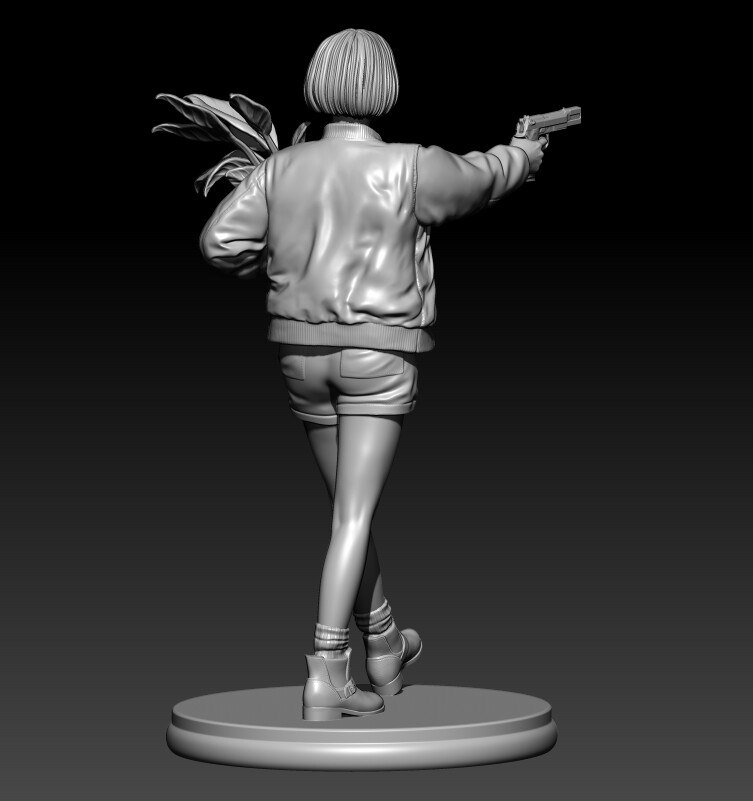 1/24 Resin Little Girl Killer Leon Unassembled Unpainted RW-493 | eBay