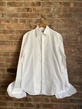 Vintage Giorgio Armani Collezioni Mens Tuxedo Shirt Size 15.5/39 Slim Italy