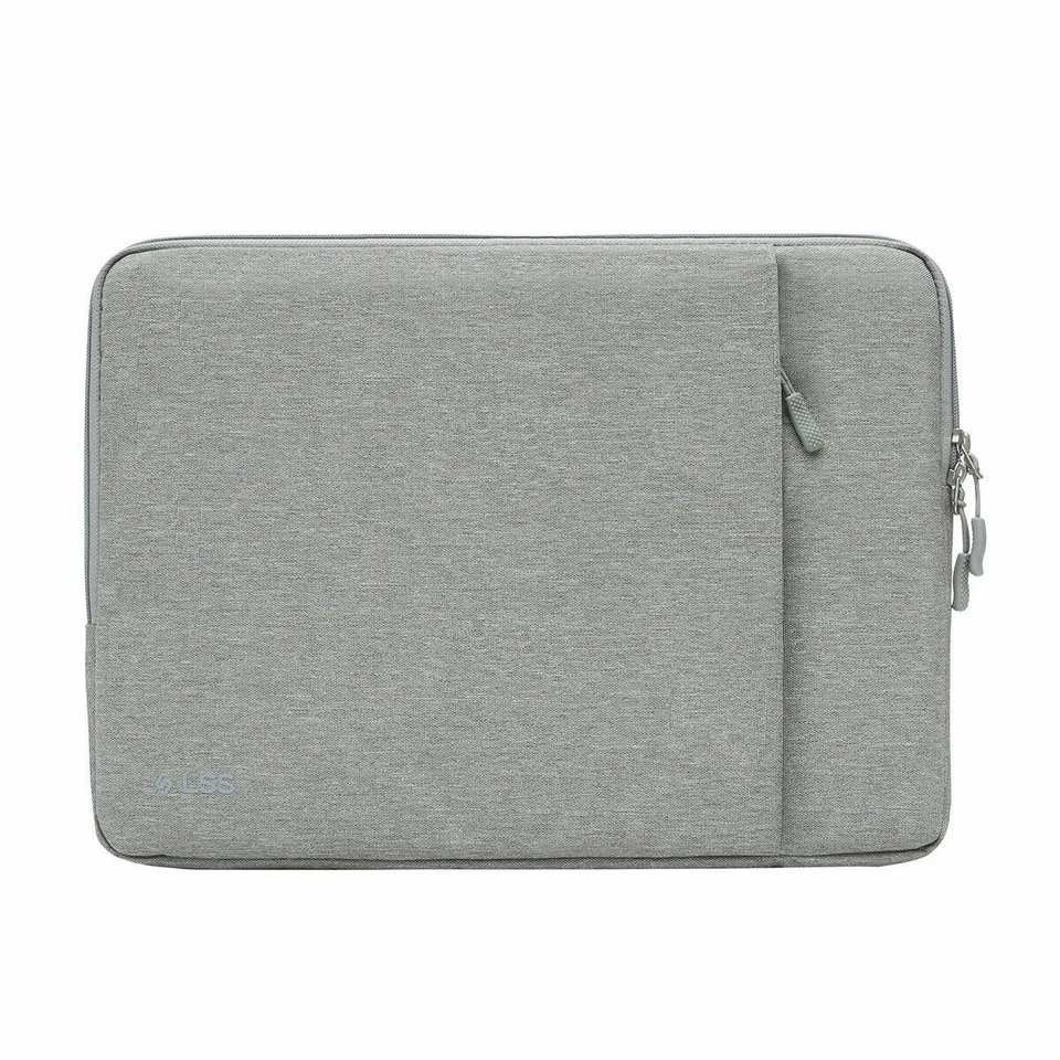 Funda protectora para portátil bolsa de transporte a prueba de golpes 14-15,6 pulgadas gris Foto 4 de 4