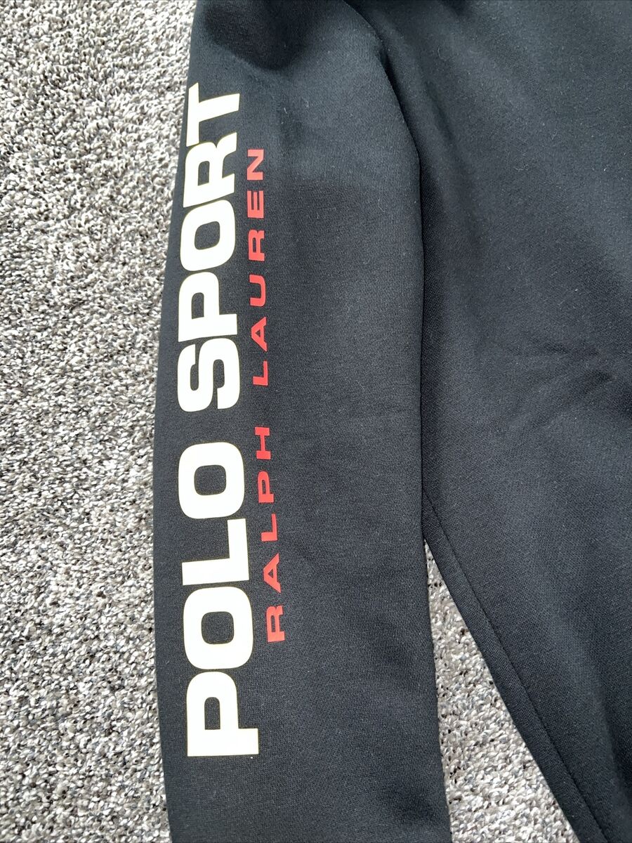 Polo Sport Ralph Lauren USA Flag Logo Fleece Pullover Hoodie Polo Sport Ralph Lauren USA Flag Logo Fleece Pullover Hoodie