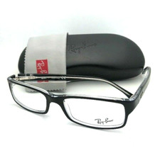 New RAY-BAN Rx-able Eyeglasses RB 5114 2034 52-16 135 Black on Clear Frames