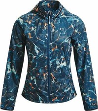 Under Armour Storm OutRun The Cold Womens Jacket S SMALL 1373979 WATER REPELLENT