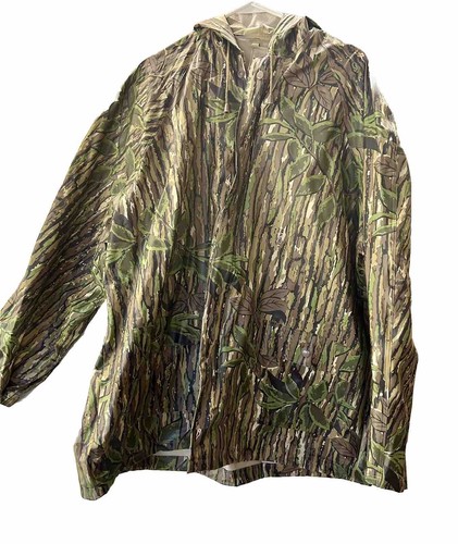 REALTREE WEATHER-RITE XXL Hooded Camo Hunting PVC Nylon Rain Slicker - Picture 9 of 9
