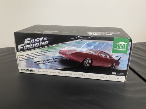 1969 Dodge Charger Daytona Limited Edition Doms Custom - 1:18 Greenlight Diecast - Picture 1 of 9