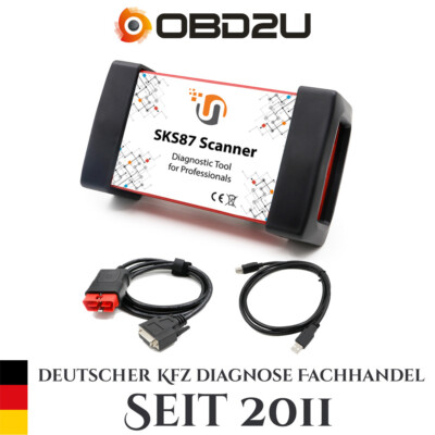 SKS87 Profi Diagnosegerät LITE für PKW & LKW. Vollständige Diagnose bis BJ 2022