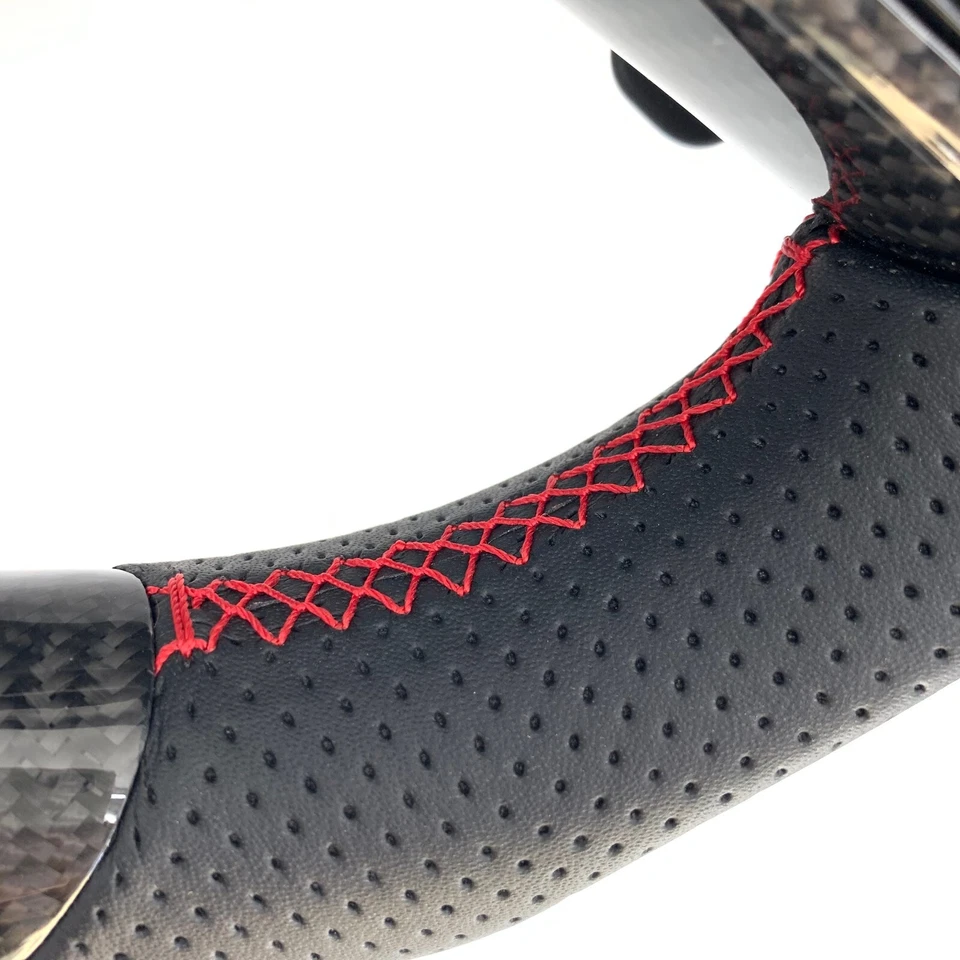 For Jaguar F Type S E-Pace 2014-2020 Custom Carbon Fiber Steering Wheel With LED - Изображение 3 из 4