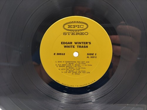 ๐ธ Edgar Winter's White Trash LP Record (1971) ๐ถ EX cVG+ Ultrasonic Clean! ๐ต - Picture 5 of 7