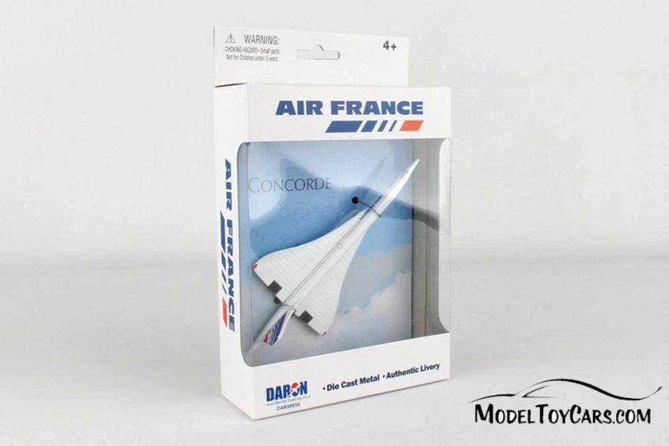 Air France Concorde Single Plane, White - Daron DAR98950 - Scale Model Plane - Image 4 of 4