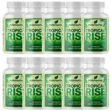 Tropical Rise Weight Management & Energy Support Capsules – 10 Bottles