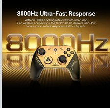 GameSir G7 Pro 8K PC Controller Black/Gold Wi...