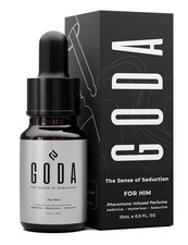 GODA Pheromones Cologne for Men Infused with Real Pheromones Citrus and Lavend