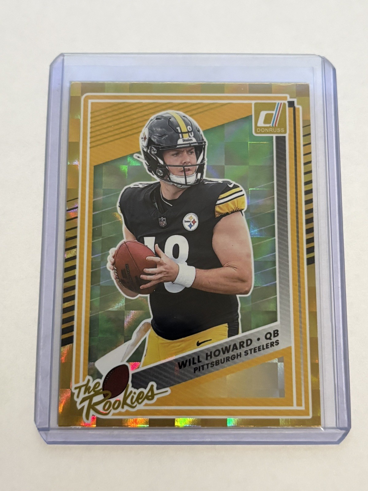 2025 Panini Donruss- Will Howard "The Rookies" #10 (RC) Pittsburgh Steelers