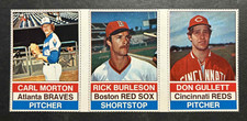 1976 Hostess Panels 43/44/45 CARL MORTON/RICK BURLESON/DON GULLETT - LQQK