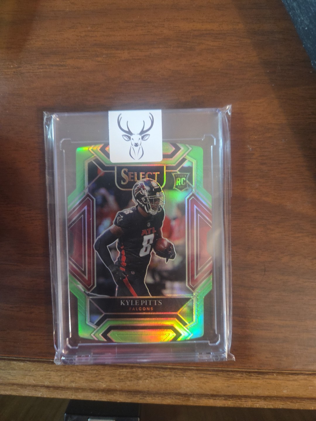 2021 Panini Select - Club  Kyle Pitts #246 Neon Green Prizm Die-Cut /349 (RC)