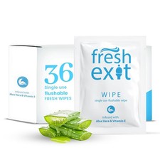      Individually Wrapped Flushable Wipes For Adults     A Large Personal Wipe...