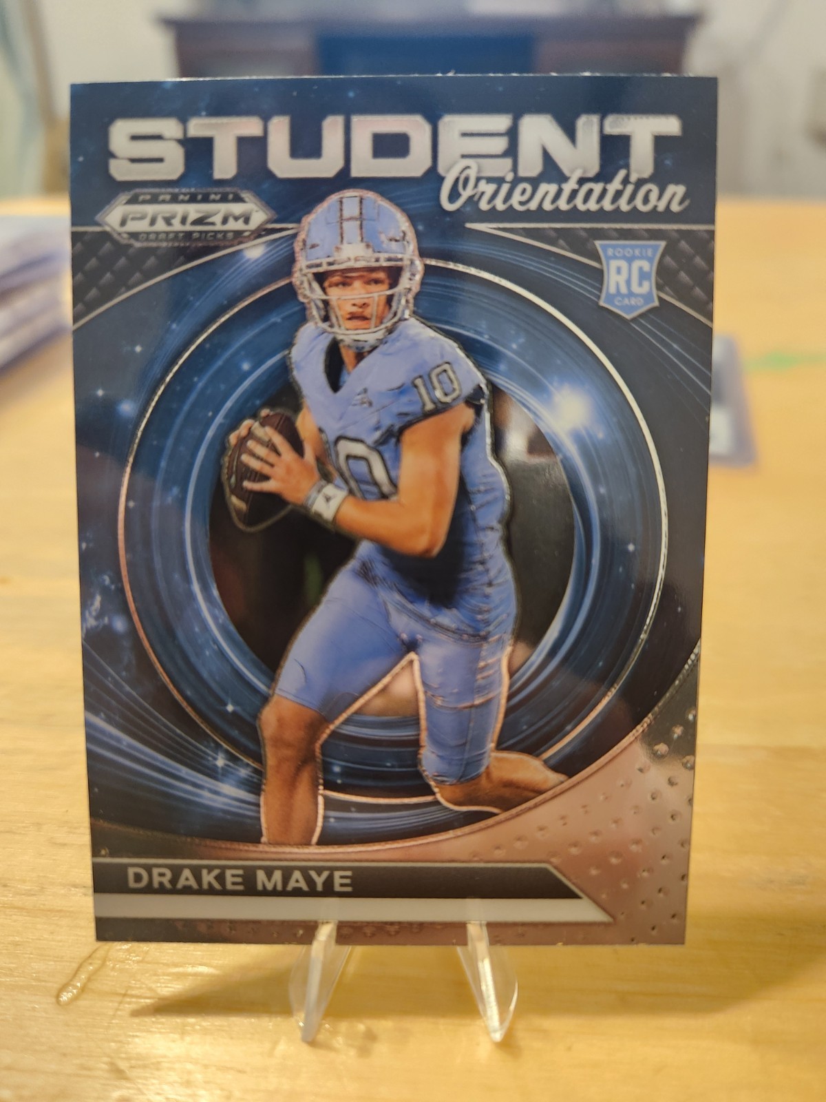 Drake Maye 2024 Prizm Draft Picks Student Orientation RC North Carolina Tarheels