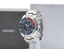 [Near MINT/Box] SEIKO Kinetic SBCZ013 Scuba Divers 5M62-0BL0 Pepsi Watch JAPAN