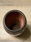 Vintage Hopi Redware Hand Coiled Pottery Cylinder Vase Unsigned — photo 5